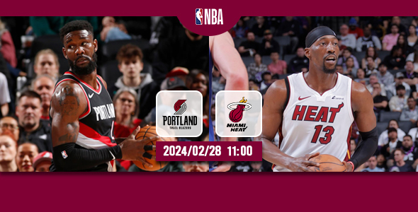 Heat look forward to defeating Trail Blazers