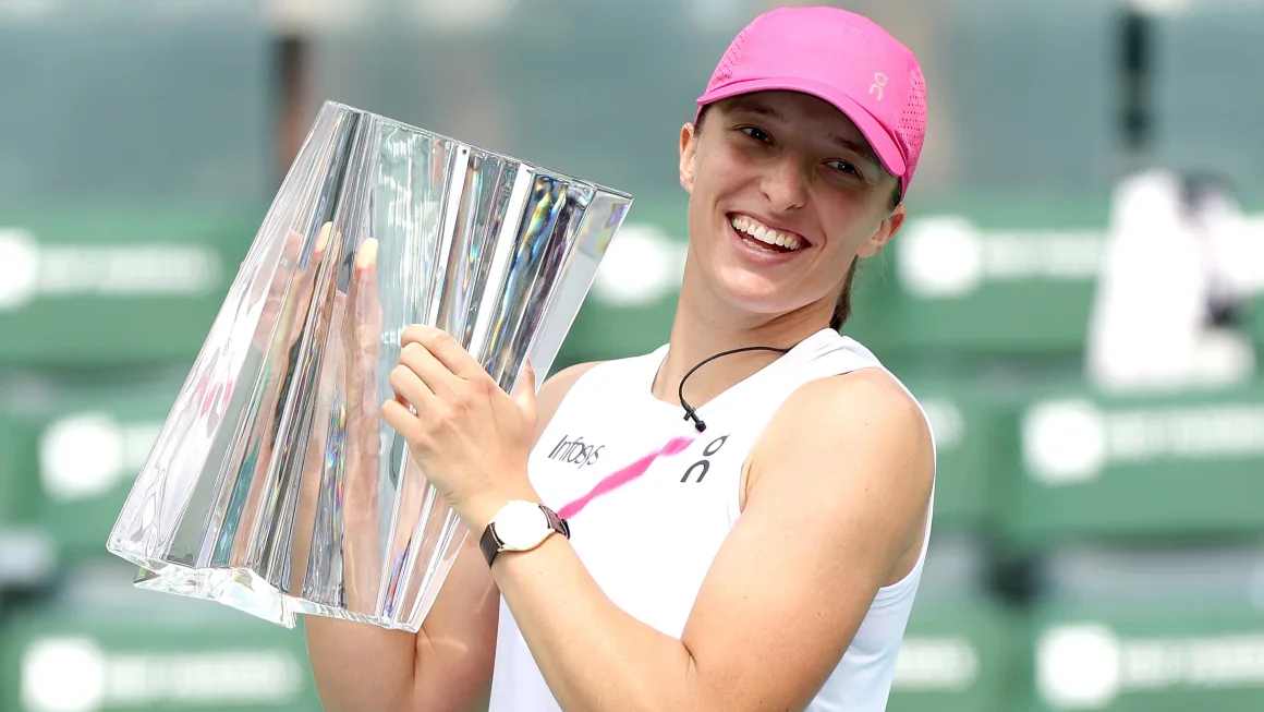 Świątek Clinches Second Indian Wells Title in Dominant Fashion